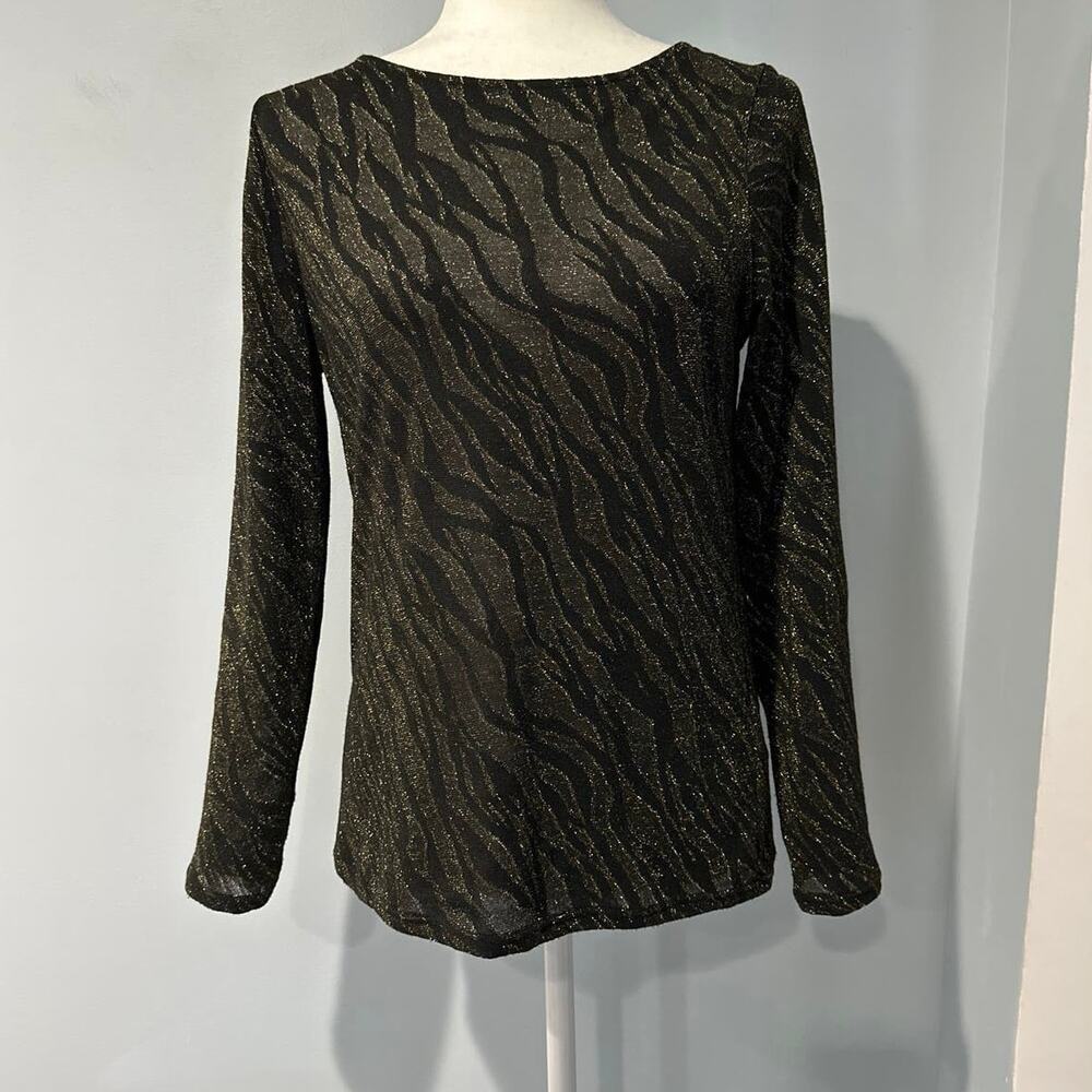 Dorothy Perkins Zebra Print Top Women's Size 10